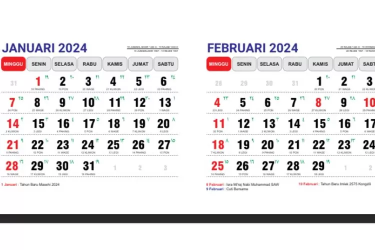Cara Download Kalender 2024 Resmi dari Pemerintah, Dilengkapi Weton