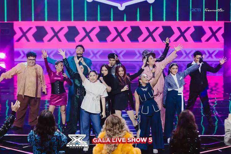 Daftar 8 peserta X Factor Indonesia 2024  yang lolos ke babak gala live show 7