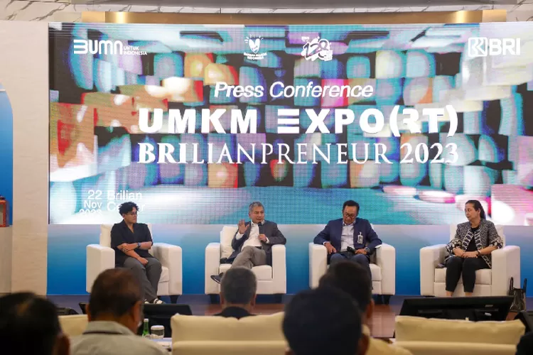  Program BRI UMKM EXPO(RT) BRILIANPRENEUR menjadi batu loncatan bagi UMKM Indonesia untuk menembus pasar global. (Rilis)