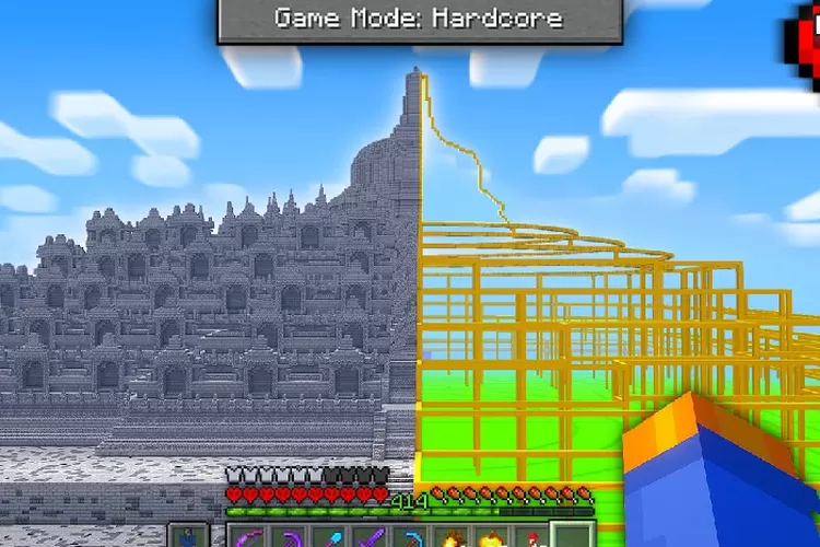 Penjelajahan unik Candi Borobudur dalam game Minecraft oleh YouTuber Baww mencapai puncak pengakuan. Borobudur Park memberi apresiasi. (YouTube Baww)