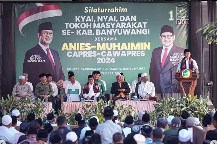 Anies Baswedan Dan Cak Imin Kunjungi Ponpes Darussalam Blokagung Di ...