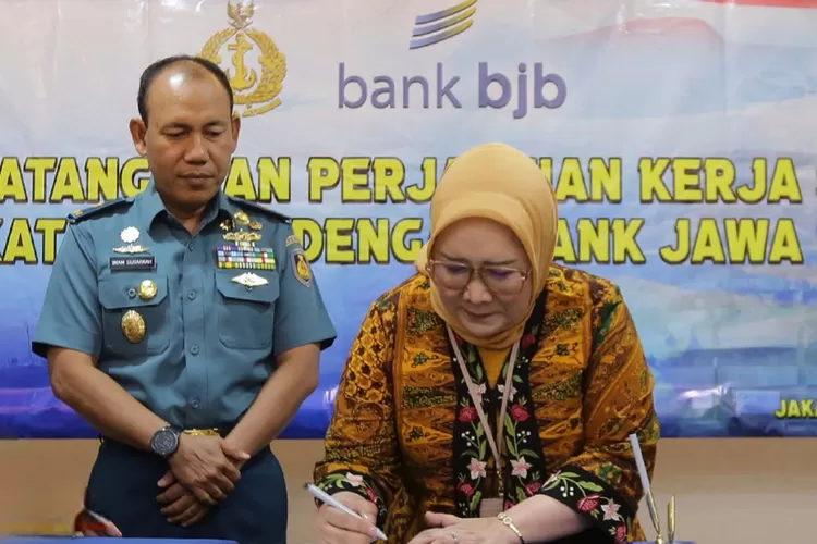 Tingkatkan Sinergi, bank bjb Tandatangani PKS dengan TNI AL (bjb)