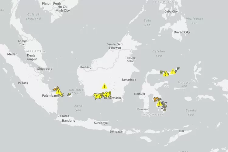 Peringatan Cuaca Buruk Bmkg Waspada Hujan Lebat Disertai Kilat Dan