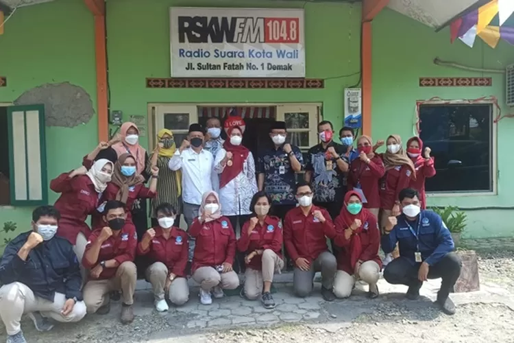 Radio Suara Kota Wali di Jalan Sultan Fatah, Bogorame, Kelurahan Bintoro, Demak