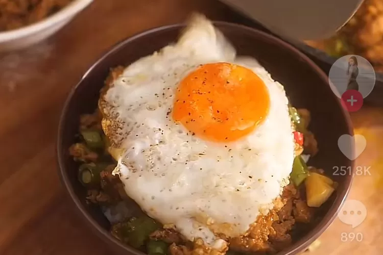 Resep Olahan Daging Ayam Giling Makanan Sehat Cocok untuk Diet (TikTok Elaine Hanafi)