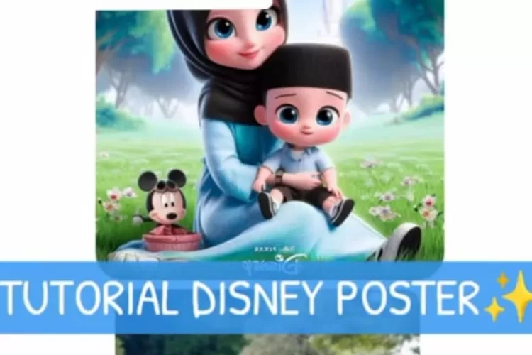 Cara Membuat Poster AI Disney Pixar Yang Viral Di TikTok Dengan Mudah ...