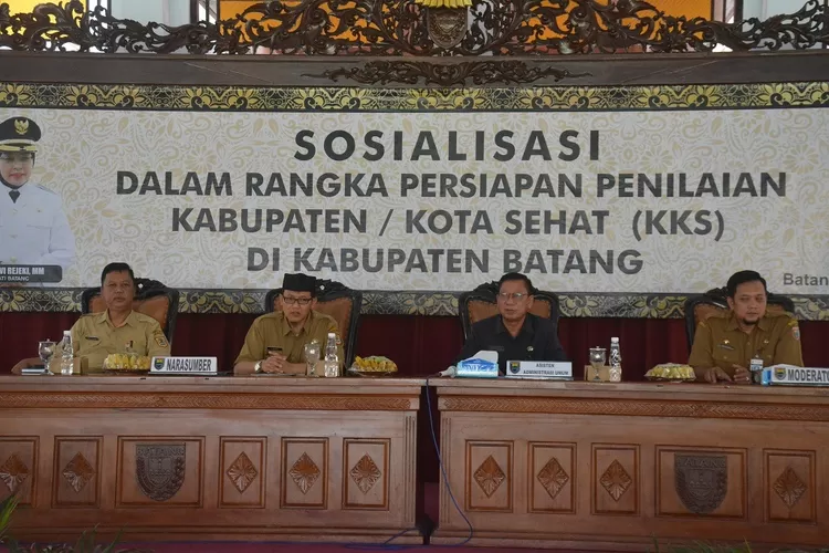 Sosialisasi persiapan penilaian KKS di Pendopo Kantor Bupati setempat/ Diskominfo Batang