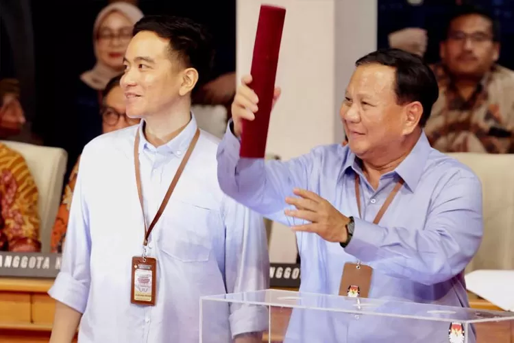Pasangan calon presiden dan wakil presiden dari Koalisi Indonesia Maju (KIM) Prabowo Subianto &ndash; Gibran Rakabuming  (Tim Media Prabowo)