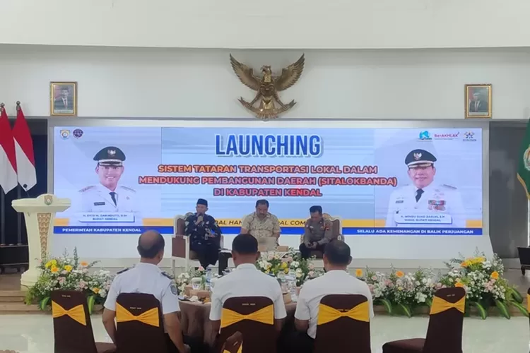 Peluncuran program sistem Tatralok di pendopo Bahurekso.  (Edi Prayitno/ kontributor Kendal)