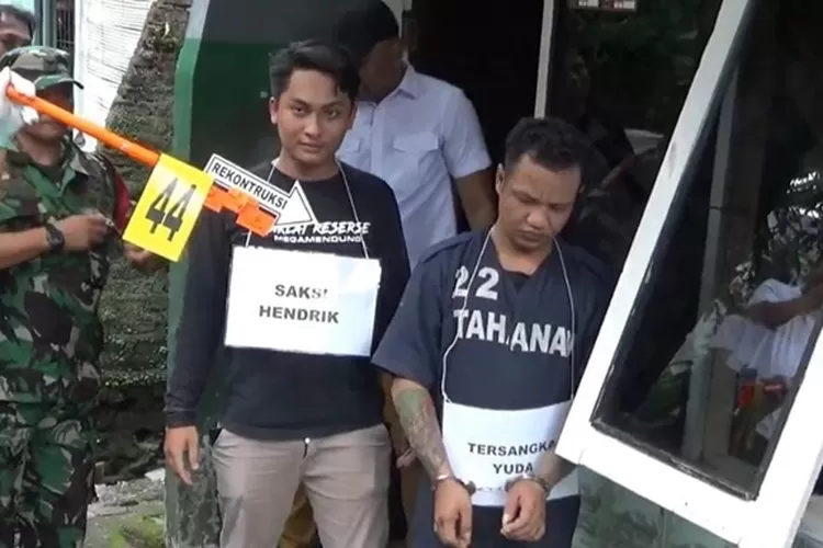 Rekontruksi kasus KDRT di Sendangguwo Semarang. Ada fakta baru dalam kasus ini.  (Istimewa)