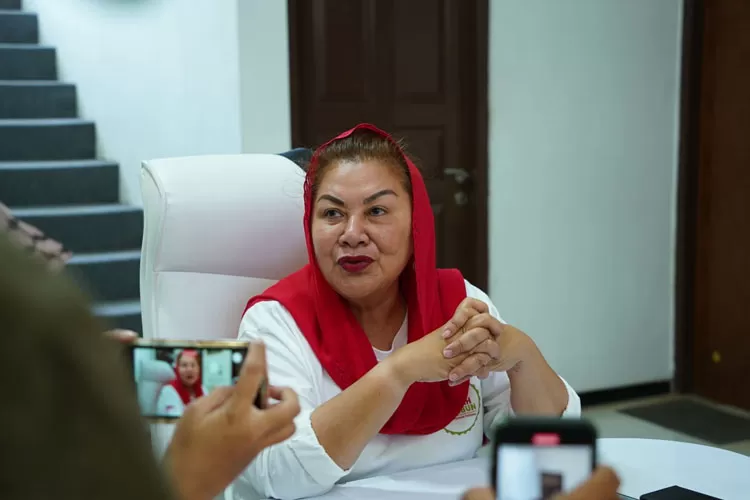 Wali Kota Hevearita Gunaryanti mengklarifikasi alokasi anggaran Rp8 miliar dalam pengadaan motor untuk lurah di Semarang. (Humas Pemkot Semarang)