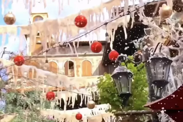 Tempat wisata hujan salju Semarang (IG @koetatoea)