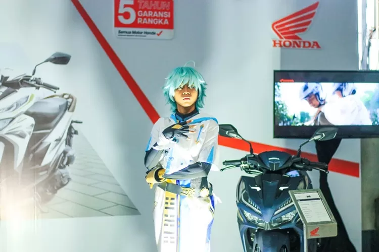 Honda AT Family Sapa Warga Tegal di Rooftop Pasicif Mall