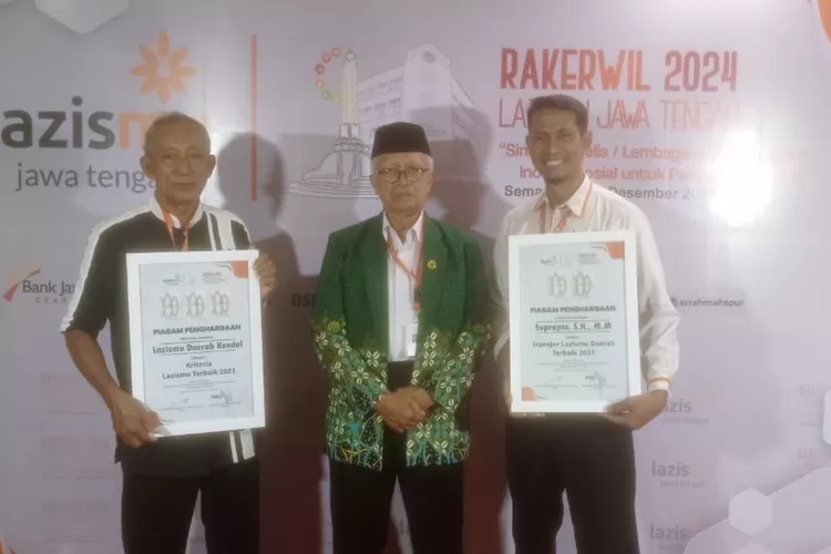 Lembaga Amil Zakat, Infaq dan Shadaqah Muhammadiyah (Lazismu) Daerah Kendal menyabet dua penghargaan bergengsi Lazismu Award 2023 Lazismu Jawa Tengah