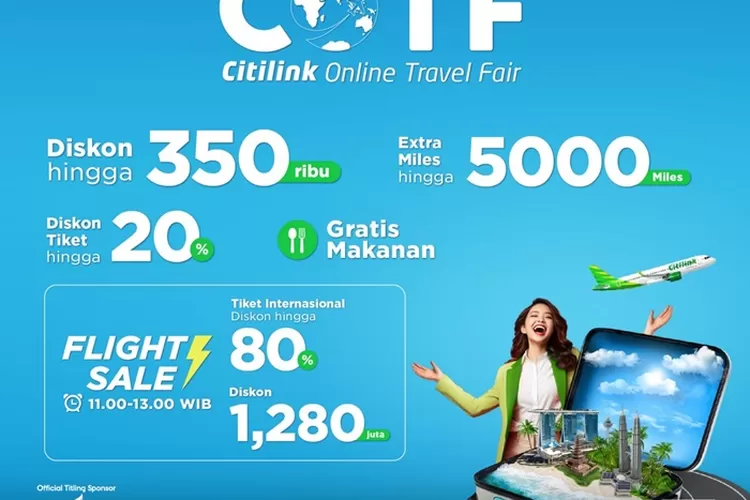 BRI dan Citilink Gelar Online Travel Fair Tawarkan Banyak PROMO Menarik