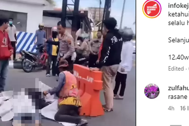 Inilah 3 fakta kecelakaan maut di Simpang Milo Semarang disebut karena langgar traffic light (Tangkap layar Instagram @infokejadiansemarang)