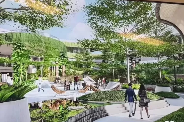 Desain Mall 23 Semarang dinilai jadi langkah baik dalam mengkampanyekan gerakan bangunan berkelanjutan.  ((Istimewa))