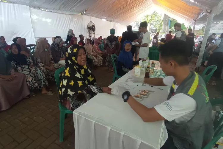Warga Kuwasen ikuti program kesehatan gratis Semangat Sehat Mahija  ((dok))
