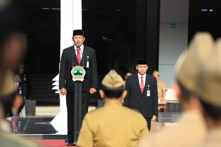Pj Gubernur Jateng Nana Sudjana menyampaikan jika terorisme masih jadi persoalan serius di wilayahnya.  ((Humas Jateng))