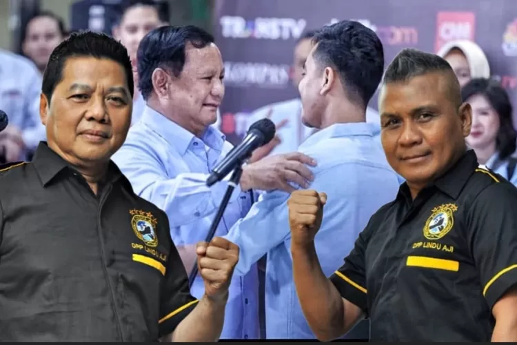 Ketua Lindu Aji Ikhwan Ubaidilah dan Sekjen Nanang Setyono. Lindu Aji akan deklarasi dukungan terhadap Prabowo-Gibran. (Istimewa)