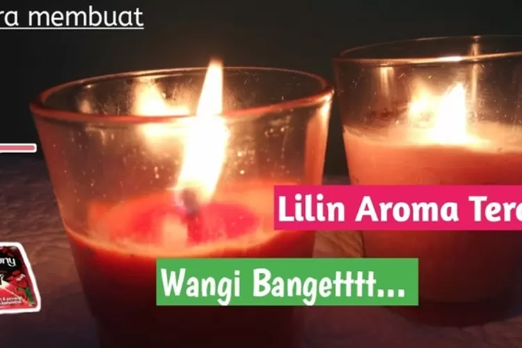 membuat lilin aromaterapi sendiri di rumah modal downy (YouTube/ Calon Guru)