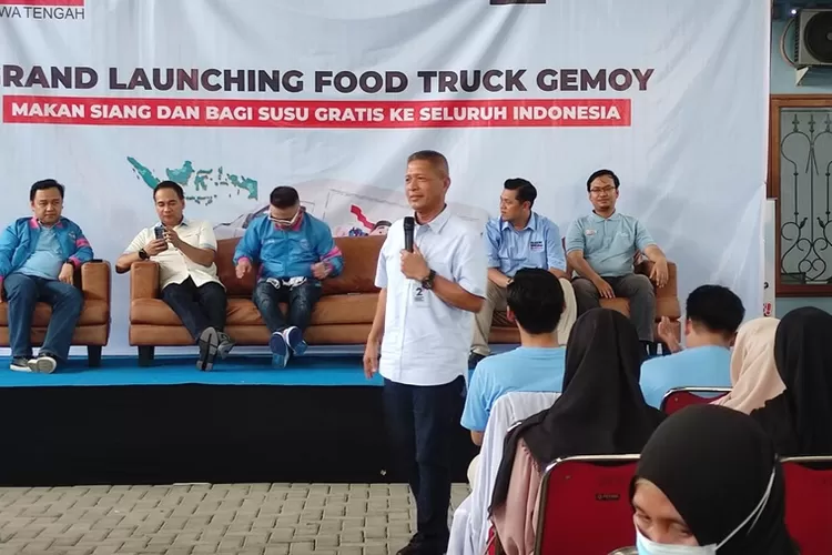 TKN Prabowo-Gibran saat di  Semarang dalam kegiatan peresmian truck gemoy.  (Istimewa)