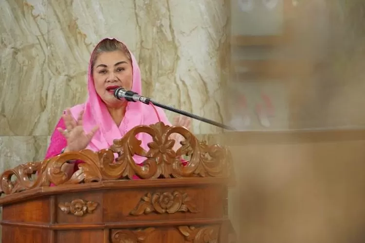 Mbak Ita beberkan lokasi pembangunan Exit Tol Ngaliyan Semarang. (Humas Pemkot)