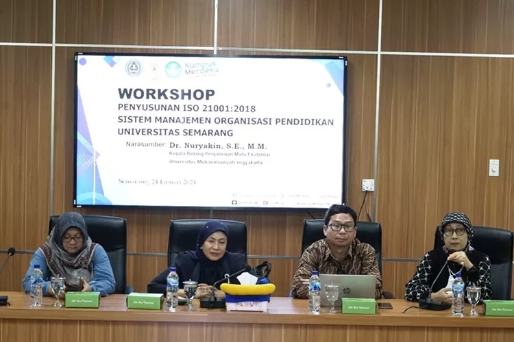 USM Gelar Workshop Penyusunan ISO 21001:2018