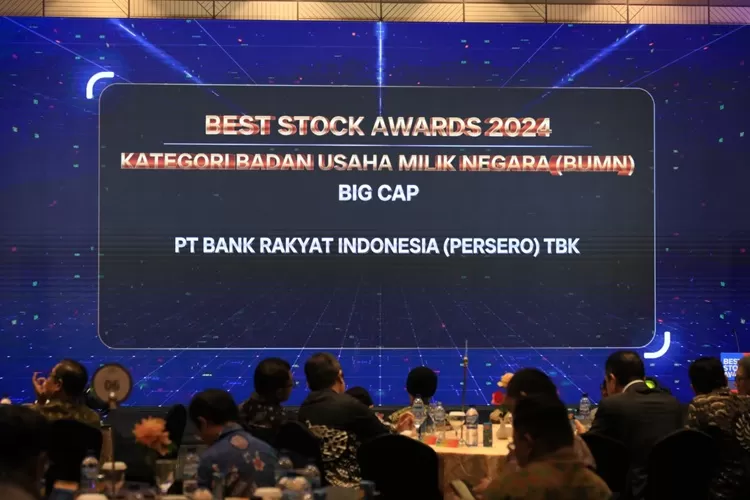 BBRI Sabet Dua Penghargaan Best Stock Awards 2024