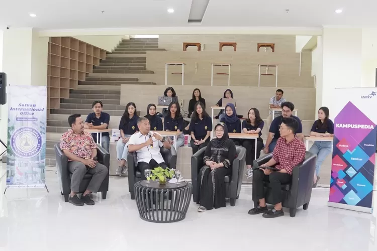 Kepulangan Mahasiswa KKN Internasional USM Disambut Hangat oleh Rektor dan Pimpinan Universitas