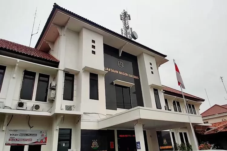 Kantor Kejari Batang. Mantan Kades Sigayam dilaporkan dugaan korupsi dana desa Rp 401,8 juta.  (Muslihun/Kontributor Batang)