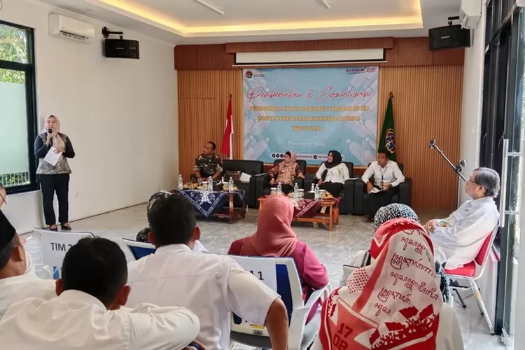 Sosialisasi PTSL di Kantor Pertahanan Kabupaten Batang.  (Muslihun/Kontributor Batang)