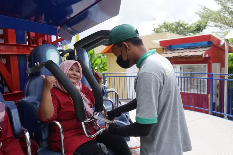 Saloka Theme Park memberikan Service Excellence kepada pengunjung. &nbsp; (dok Saloka.)