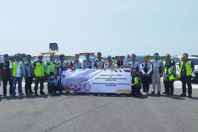 Bandara Ahmad Yani Semarang sudah melakukan persiapan untuk menghadapi Lebaran 2024.  (Ayosemarang.com/ Audrian Firhannusa)