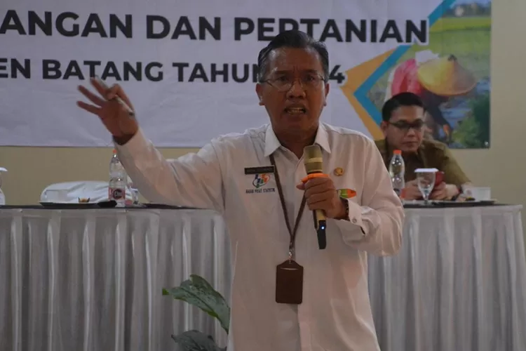Kepala Kantor Badan Pusat Statistik (BPS) Kabupaten Batang Heni Djumadi.  (Muslihun/Kontributor Batang)