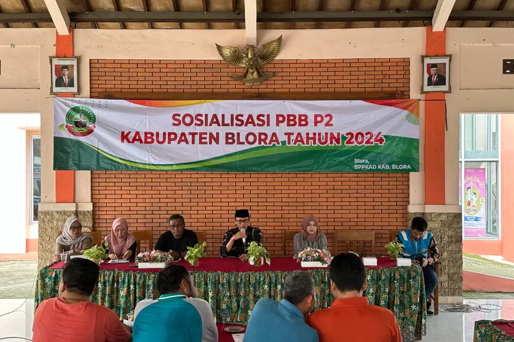  PBB-P2 BPPKAD Blora Gandeng Bank Jateng Gelar Sosialisasi Bagi Perangkat Desa. (dok Bank Jateng.)