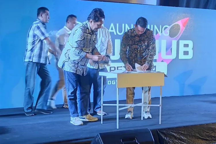 Soft launching platform marketplace dari PT Tripower Solar Nusantara (Sonus) yang diberi nama SonusHub di JEC (Jogja Expo Center). &nbsp; (dok )