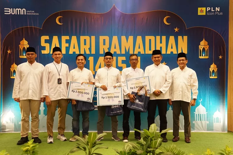 PLN Icon Plus SBU Regional Jawa Bagian Tengah  menggelar Safari Ramadan di Bongsari Pamularsih, Kecamatan Semarang Barat, pada Jumat 23 Maret 2024. (dok PLN Icon Plus.)