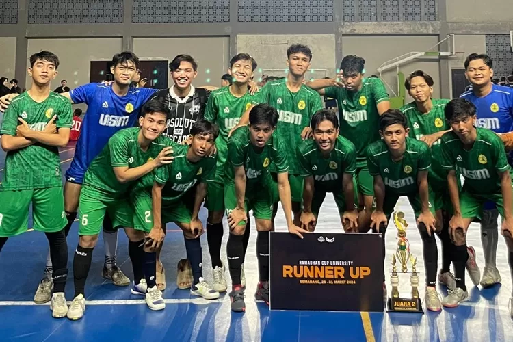 Tim Futsal Putra USM Juara 2 Turnamen Ramadan Cup 2024