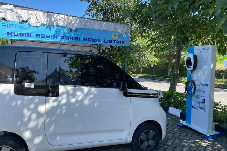 Stasiun Pengisian Kendaraan Listrik Umum (SPKLU). (dok PLN.)