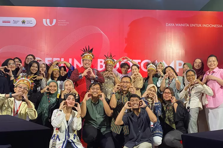 Women Ecosystem Catalyst ( WEC ) menyelenggarakan offline bootcamp business 2024 bertempat di Hetero Space Solo. (dok WEC.)