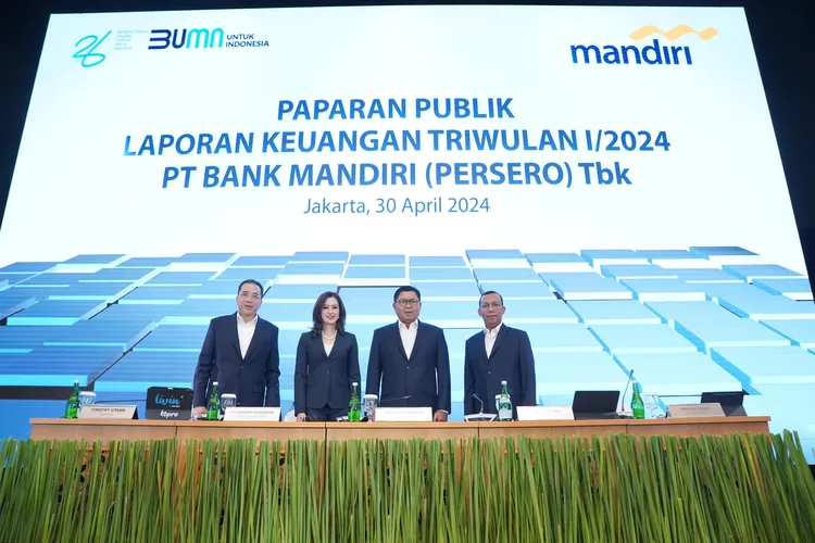 Bank Mandiri berhasil membuktikan ketahanan dan adaptabilitasnya dalam kondisi pasar yang volatil di tengah ketidakpastian ekonomi dan keuangan global.  (dok Bank Mandiri.)
