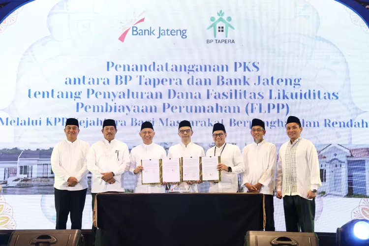 Bank Jateng mendapatkan kuota penyaluran dana Fasilitas Likuiditas Pembiayaan Perumahan (FLPP) melalui KPR Sejahtera sebesar 200 unit rumah. (dok Bank Jateng.)