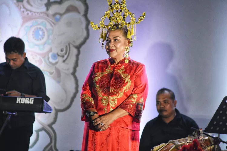 Wali Kota Semarang Hevearita Gunaryanti Rahayu saat hadir di acara SNC. Mbak Ita didorong maju Pilwalkot.  (Ayosemarang.com/ Audrian Firhannusa)