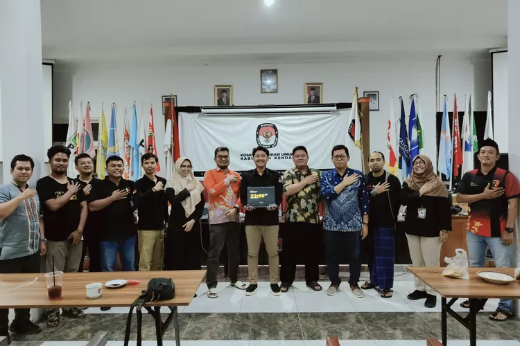 KPU Kendal menutup pendaftaran calon perseorangan Minggu 12 Mei 2024 malam.  (Dokumen KPU Kendal)