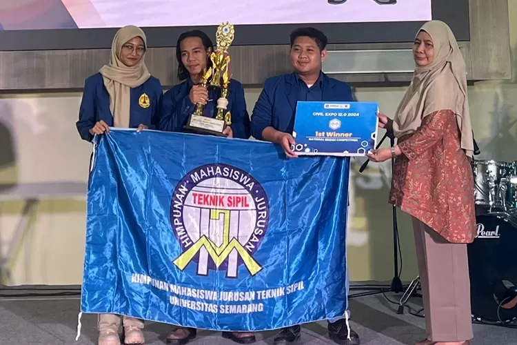 Teknik Sipil USM Juara 1 Kompetisi Jembatan Nasional 2024