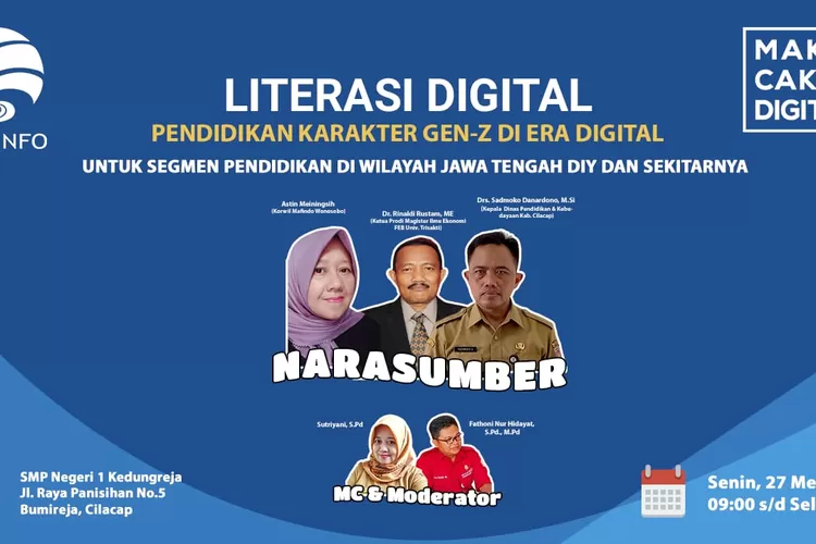Literasi Digital&nbsp;Nobar dengan mengambil tema " Pendidikan Karakter Gen-Z di Era Digital ". (dok Kominfo.)