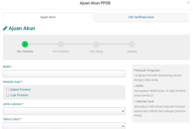 Pengajuan Akun PPDB Jateng 2024 Ditutup Tanggal Ini (ppdb.jatengprov.go.id)