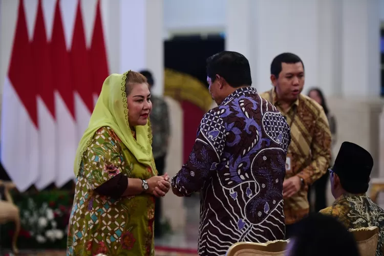 Wali Kota Semarang Hevearita Gunaryanti Rahayu saat hadir di Istana Negara.  (Humas Pemkot)