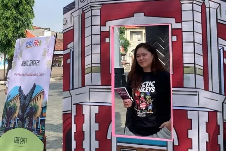 Mahasiswa USM Kampanye 'Ngenal Tengker' di Kota Lama Semarang